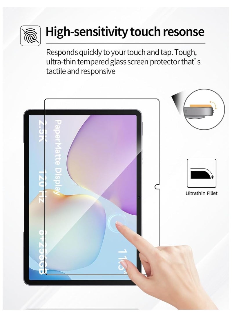 【2-Pack】 Screen Protector, Compatible with Huawei MatePad 11.5-inch 2026 Tempered Glass Film, 9H Hardness Scratch-Resistant Protective Film, Ultra-Clear Bubble-Free - Image 5